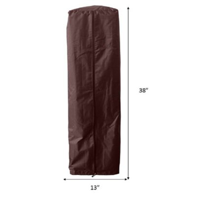 Image showing  Hiland Heavy-Duty Waterproof Glass Tube Tabletop Heater Cover, Mocha