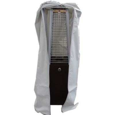 Image showing  Hiland Heavy-Duty Waterproof Glass Tube Tabletop Heater Cover, Silver