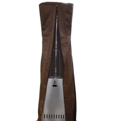 Image showing  Hiland Heavy-Duty Waterproof Triangle Glass Tube Heater Cover, Mocha