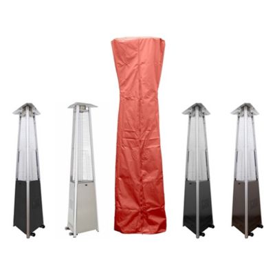 Image showing  Hiland Heavy-Duty Waterproof Triangle Glass Tube Heater Cover, Paprika