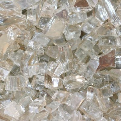 Image showing  Reflective Crystal Fire Pit Glass