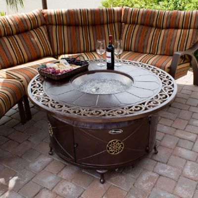 Image showing  48 in. Outdoor Aluminum Propane Fire Pit, 42,000 BTU