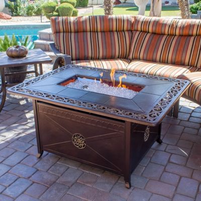Image showing  Aluminum Outdoor Propane Fire Pit, Heats Up to 15 ft.
