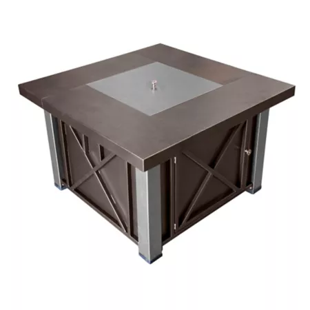 AZ Patio Heaters 38-inch Decorative Outdoor Fire Pit 40 000 BTU Hammered Bronze Fire Pits