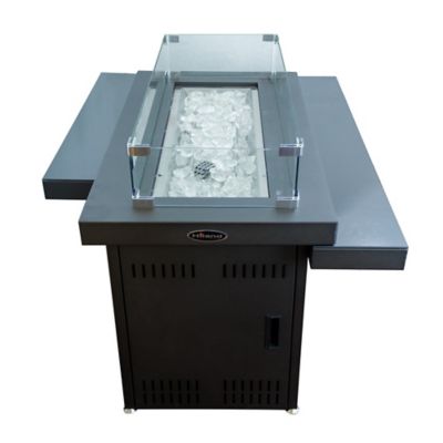 Image showing  2-Tier Glass Top Fire Pit, Heats Up to 15 ft.