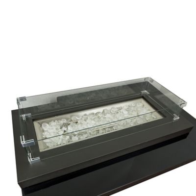 Image showing  2-Tier Glass Top Fire Pit, Heats Up to 15 ft.