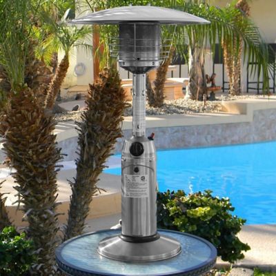 Image showing  Tabletop Stainless Steel Propane Patio Heater, 15 sq. ft., 11,000 BTU