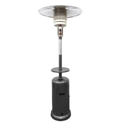 AZ Patio Heaters Tall Propane Patio Heater, 15 sq. ft., 48,000 BTU, Hammered Silver