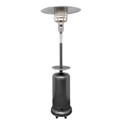 AZ Patio Heaters 48,000 BTU Tall Outdoor Patio Heater, Hammered Silver, HLDS01-CBT