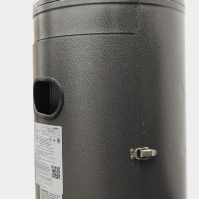 Image showing  48,000 BTU Tall Outdoor Patio Heater, Hammered Silver, HLDS01-CBT
