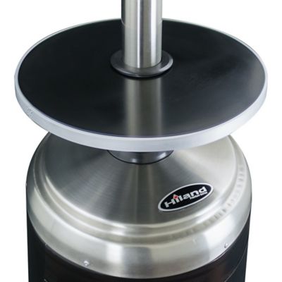 Image showing  48,000 BTU 2-Tone Outdoor Patio Heater, Stainless Steel/Black