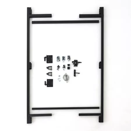 Adjust-A-Gate 60 in x 36 in - 60 in Contractor Series 3-Track Gate Kit Gate Hardware