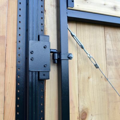 Image showing 7 th Adjust-A-Gate 34 in. x 36 in. - 60 in. 2 Rail Gate Kit, Front Gate Series