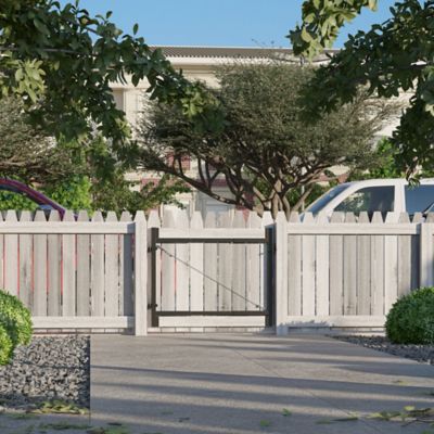 Image showing 8 th Adjust-A-Gate 34 in. x 36 in. - 60 in. 2 Rail Gate Kit, Front Gate Series