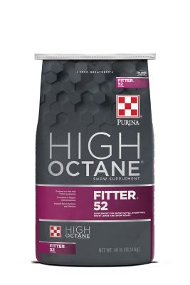 Purina High Octane Fitter 52 Livestock Protein Supplement, 40 lb.