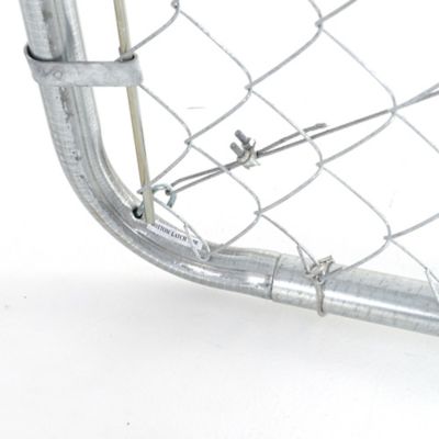 Image showing 8 th Fit-Right 6 x 5ft. Adjustable Walk Gate Kit, Galvanized, Adjusts 26in. to 72in.