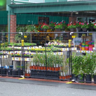 Image showing  7.5 ft. x 6 ft. Panel Kit, Black, 8 pk.