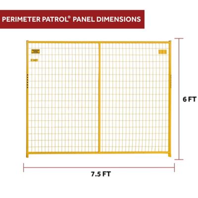 Image showing  87 in. x 72 in. Panel, Yellow