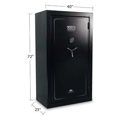 Image showing 8 th Sports Afield 60 Long Gun + 8 Handgun 29.16 cu. ft. Electronic Lock Preserve Gun Safe, Gloss