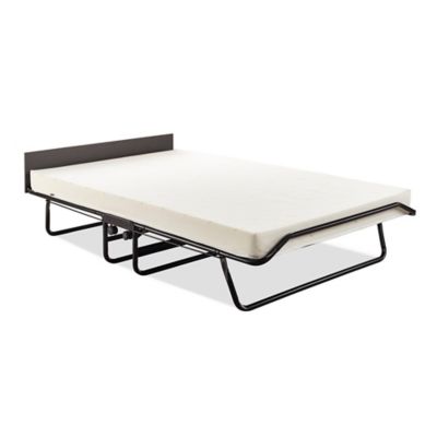 Jay-Be Visitor Contract Cot Folding Bed with Performance e-Fibre Mattress and Automatic Folding Legs, 77.6 in. x 48 in.