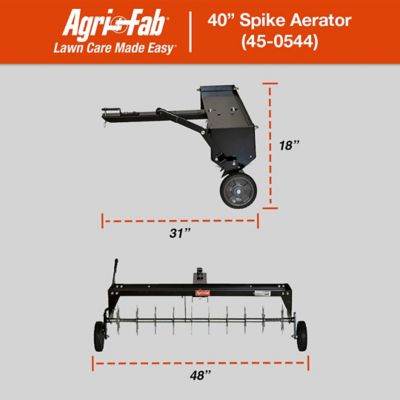 Image showing  Tow-Behind 40 in. 10-Spike Aerator