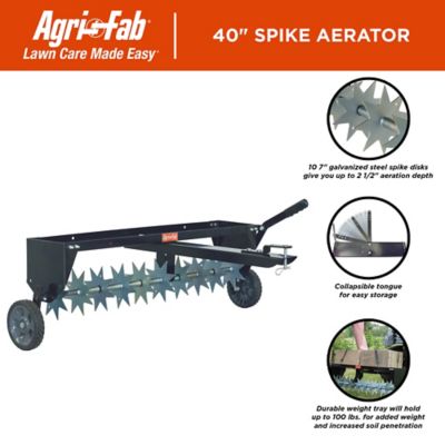 Image showing  Tow-Behind 40 in. 10-Spike Aerator
