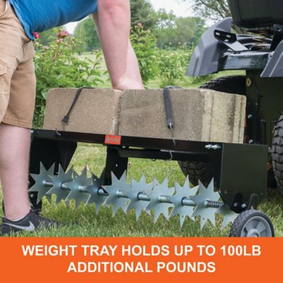 Image showing 5 th Agri-Fab Tow-Behind 40 in. 10 Spike Aerator