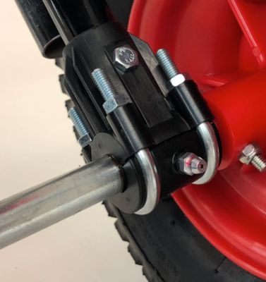 Image showing 7 th Chapin 150 lb. Capacity Poly Hopper Auto-Stop Tow-Behind Spreader