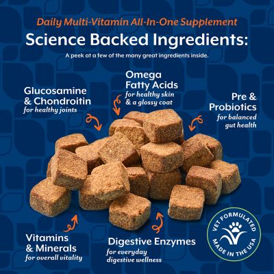 Image showing  All-in-One 4-in-1 Health and Wellness Soft Chewable Supplements for Dogs, 120 ct.
