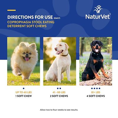 Image showing  Coprophagia Stool Eating Deterrent Plus Breath Aid Time-Release Tablets for Dogs, 130 ct.