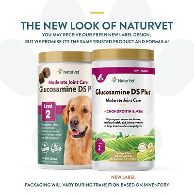 Image showing  Glucosamine DS Plus Level-2 Chewable Hip and Joint Supplement Tablets for Dogs, 3g, 240 ct.