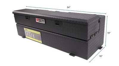 Image showing  43 gal. Textured Black Aluminum Auxiliary Fuel Transfer Tank