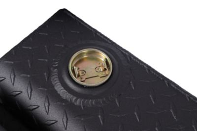 Image showing 6 th Tractor Supply 43 gal. Textured Black Aluminum Auxiliary Fuel Transfer Tank