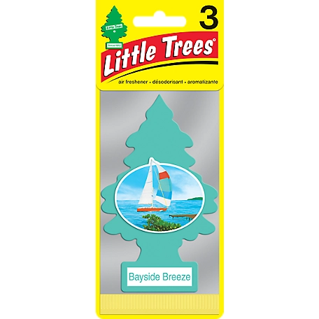 Little Trees Bayside Breeze Car Air Fresheners, 3-Pack