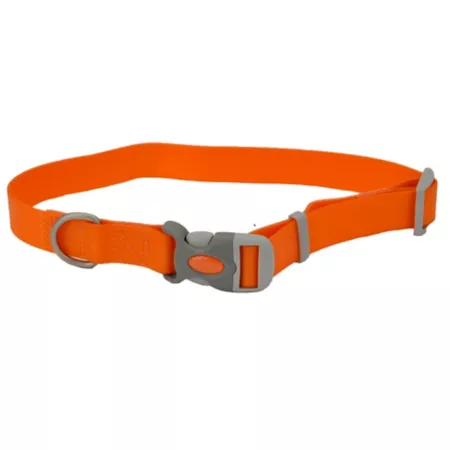 Adjustable Waterproof Retriever Dog Collar Medium Orange Dog Basic Collars