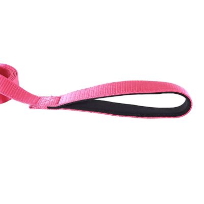 Image showing  Reflective Neoprene Snap Closure Dog Leash, Pink