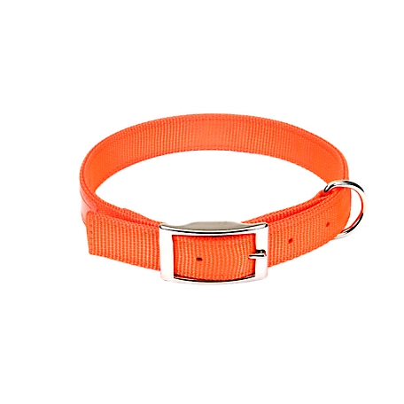 Retriever Double-Ply Reflective Dog Collar, Orange
