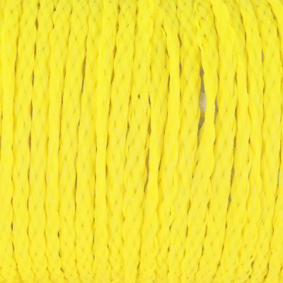Image showing  Hollow Poly Braided Dog Check Cord, 50 ft., Yellow