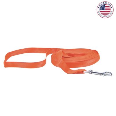 Retriever Dog Check Cord, 5/8 in. x 25 ft., Safety Orange