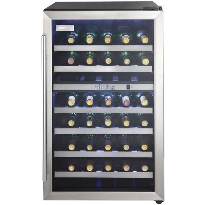 Danby Designer 38-Bottle Free-Standing Dual-Zone Wine Cooler - Black