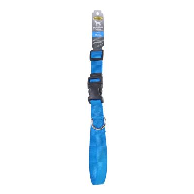 Image showing  Solid Color Adjustable Dog Collar with Plastic Buckle