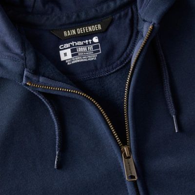 Image showing 5 th Carhartt Men's Rain Defender Loose Fit Heavyweight Full-Zip Hoodie
