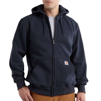 Carhartt Rain Defender Loose Fit Heavyweight Full-Zip Sweatshirt, 100614 My last three or four Carhartt sweatshirts have been thermal lined and I thought moving to a "heavy weight" would be a warmer garment