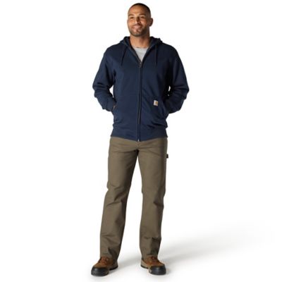 Image showing 3 th Carhartt Men's Rain Defender Loose Fit Heavyweight Full-Zip Hoodie
