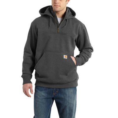 Image showing  Men's Rain Defender Loose Fit Heavyweight Quarter-Zip Mock Hoodie