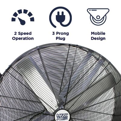 Image showing  42 in. Pro Flex Series Belt-Drive Drum Fan, 2 Speeds