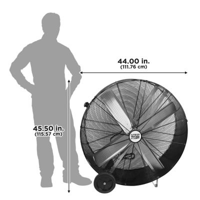 Image showing  42 in. Pro Flex Series Belt-Drive Drum Fan, 2 Speeds