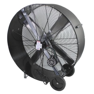 Image showing 6 th Maxx Air 42 in. Pro Flex Series Belt-Drive Drum Fan, 2 Speeds