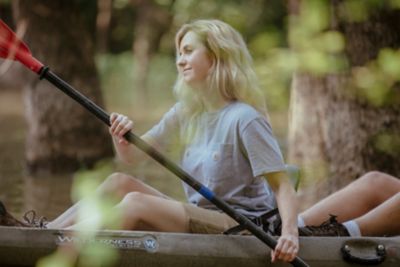 Image showing  Women's K87 Loose Fit Heavyweight Short-Sleeve Pocket T Shirt