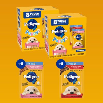 Image showing  Puppy Choice Cuts Chicken and Beef in Gravy Recipe Wet Dog Food, 3.5 oz., Pack of 8 Cans